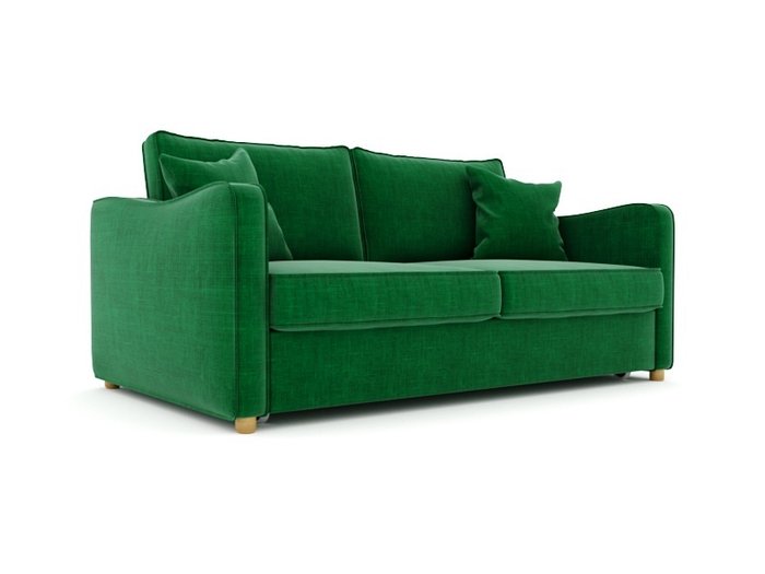 Диван-кровать Мальмо зеленого цвета - купить Прямые диваны по цене 97700.0