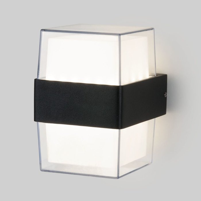 Настенный светодиодный светильник Maul бело-черного цвета - купить Настенные уличные светильники по цене 2840.0