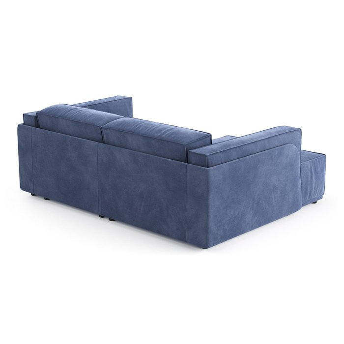 Угловой диван Vento Classic синего цвета - лучшие Угловые диваны в INMYROOM
