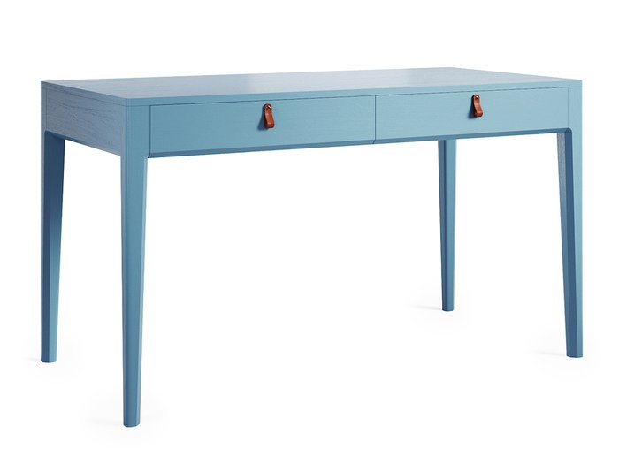 Рабочий стол Case голубого цвета - купить Письменные столы по цене 64900.0