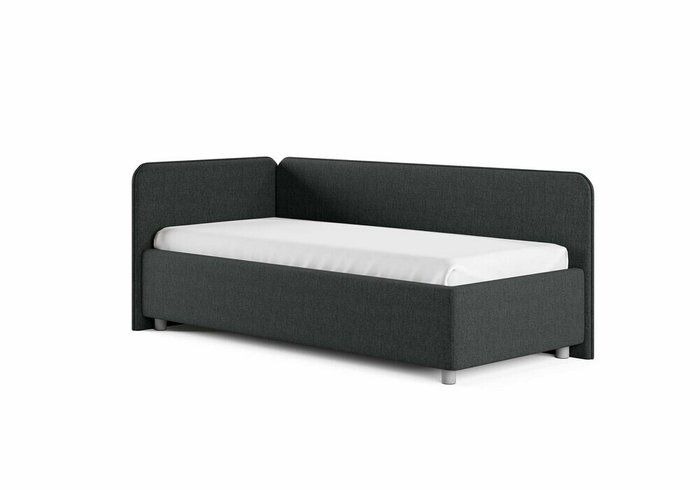 Кровать Capri L 90х200 темно-серого цвета без основания и подъемного механизма