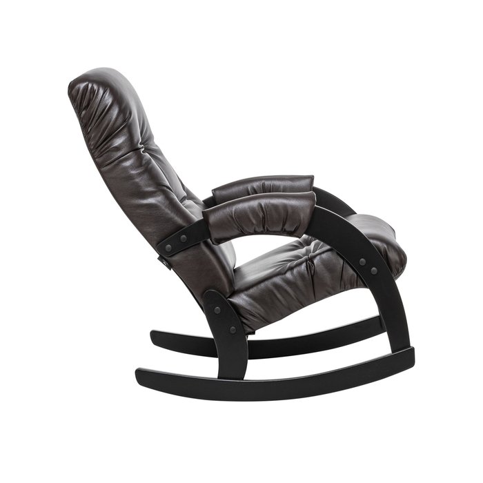 Кресло-качалка Модель 67 темно-коричневого цвета - лучшие Интерьерные кресла в INMYROOM