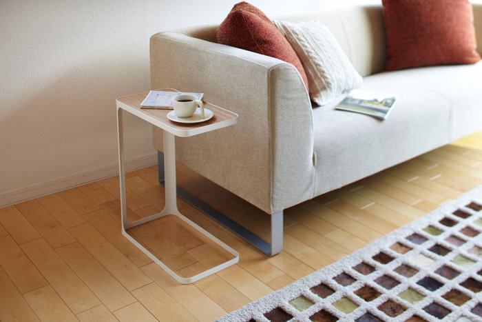 Журнальный столик Frame с основанием белого цвета - лучшие Кофейные столики в INMYROOM
