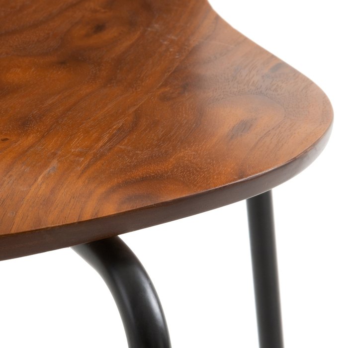 Набор из двух сборных стульев Watford коричневого цвета - лучшие Обеденные стулья в INMYROOM