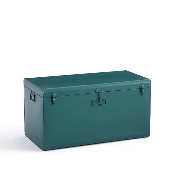Сундук-ящик из металла Masa темно-зеленого цвета - купить Сундуки по цене 18152.0