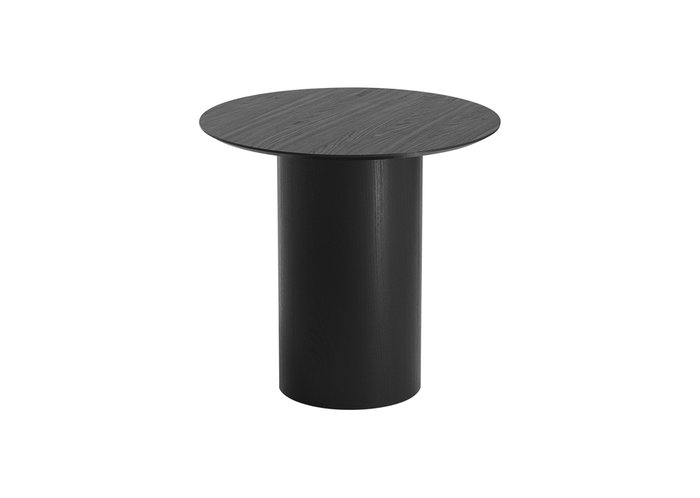 Стол обеденный Type D 80 см черного цвета