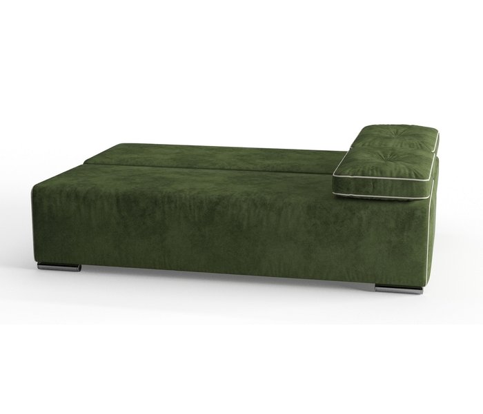 Диван-кровать Роклин в обивке из велюра зеленого цвета - лучшие Прямые диваны в INMYROOM