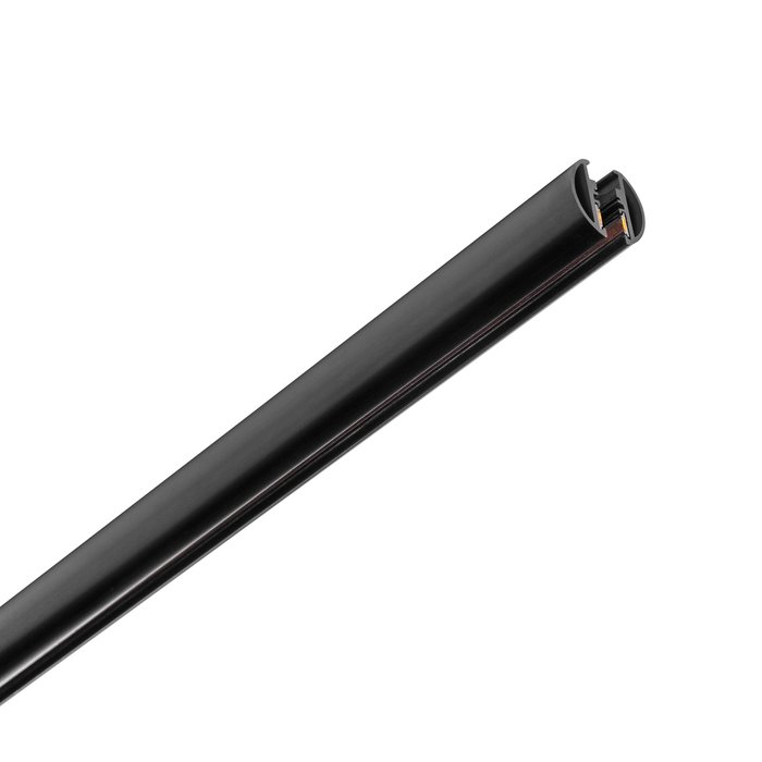 Трек 24V двухконтактный однофазный круглый тип D LINEA 3м ЧЕРНЫЙ Трек 24V двухконтактный однофазный круглый тип D LINEA 3м ЧЕРНЫЙ