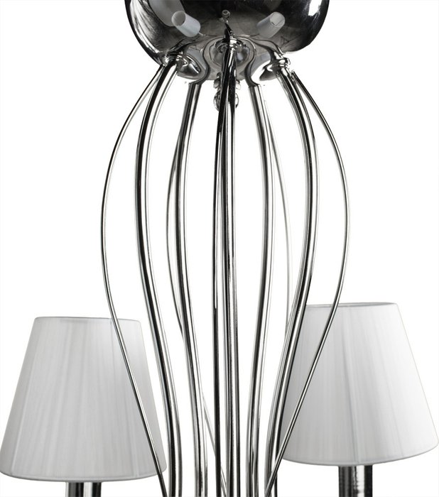 Подвесная люстра Arte Lamp Domain с белыми абажурами - лучшие Подвесные люстры в INMYROOM
