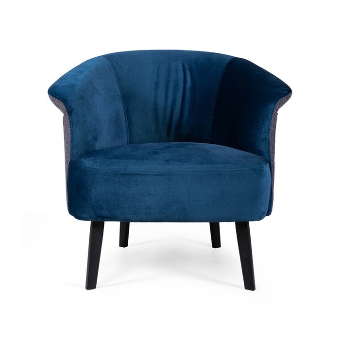 Кресло Lumire сине-серого цвета - купить Интерьерные кресла по цене 32300.0