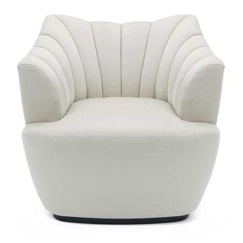 Кресло Sloan белого цвета