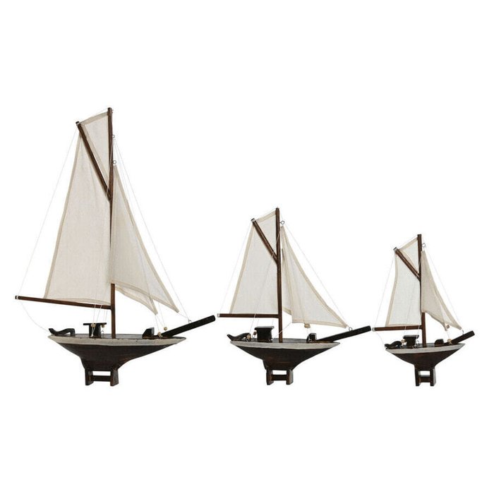 Декоративная фигура Home ESPRIT Белый Коричневый Средиземноморье 55 x 8 x 70 cm (3 Предметы) Декоративная фигура Home ESPRIT Белый Коричневый Средиземноморье 55 x 8 x 70 cm (3 Предметы)