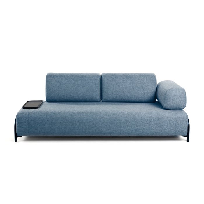 Диван трехместный Compo синего цвета - лучшие Прямые диваны в INMYROOM
