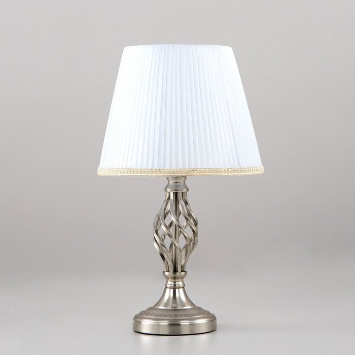 Citilux Вена CL402811 Настольная лампа с абажуром Хром - лучшие Настольные лампы в INMYROOM