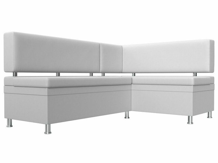 Угловой диван Стайл белого цвета (экокожа) правый угол - лучшие Угловые диваны в INMYROOM