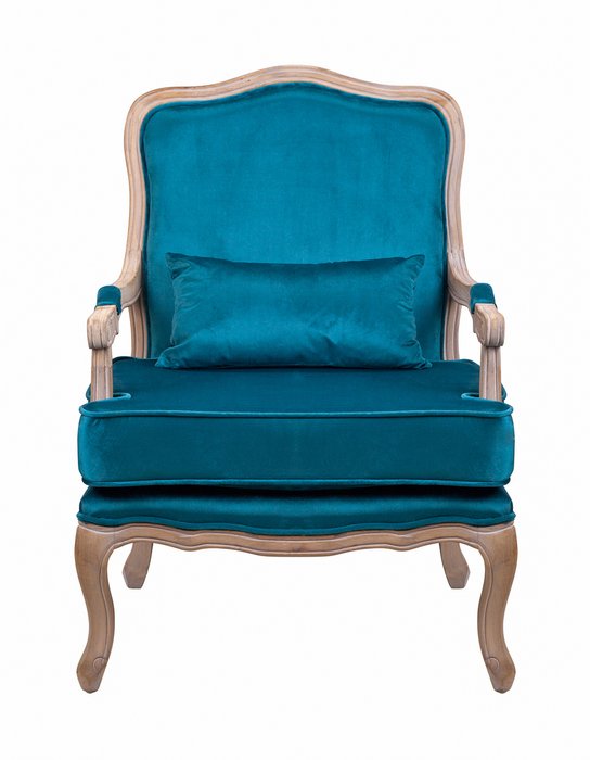 Кресло Nitro blue natural синего цвета - купить Интерьерные кресла по цене 63000.0