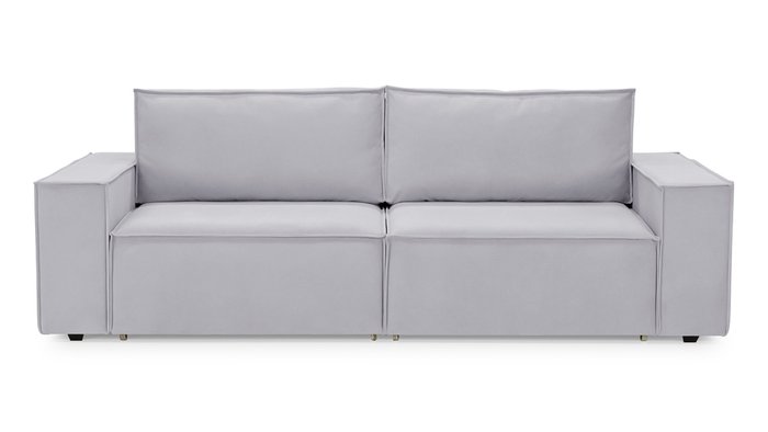 Прямой диван-кровать Софт 2 светло-сиреневого цвета