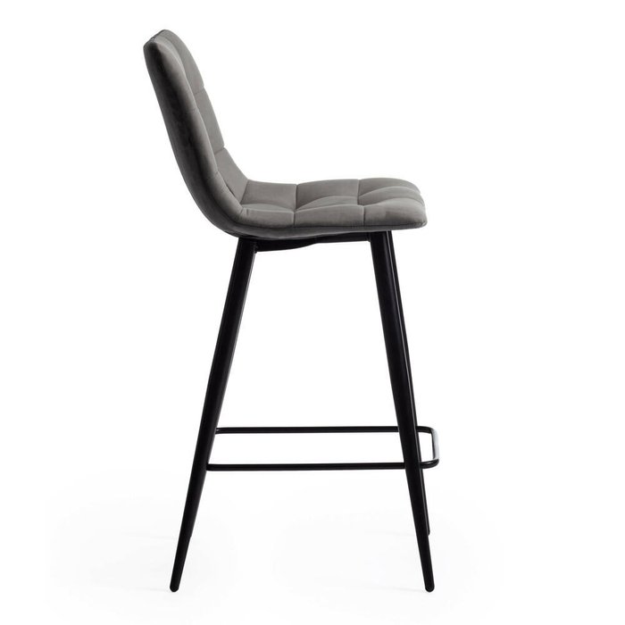 Стул полубарный Chilly темно-серого цвета - купить Барные стулья по цене 6280.0