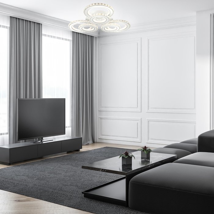 Потолочная люстра Chantel 10260/6LED (акрил, цвет белый) - лучшие Потолочные люстры в INMYROOM Потолочная люстра Chantel 10260/6LED (акрил, цвет белый) - лучшие Потолочные люстры в INMYROOM