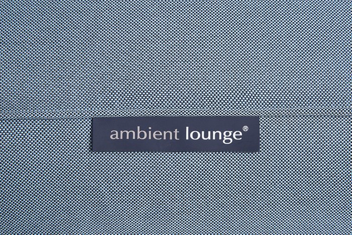 Лаунж шезлонг для улицы Ambient Lounge Studio Lounger - Blue sky Eclipse (сине-серый) - лучшие Бескаркасная мебель в INMYROOM