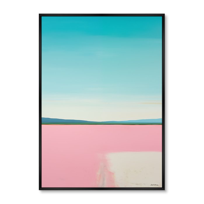 Репродукция картины Landscape collection, Lines of Blue, No 1, 2024г.