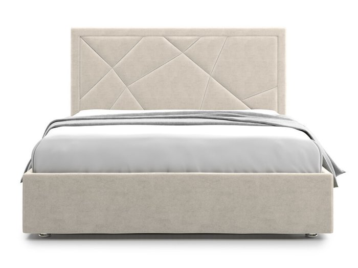 Кровать Premium Milana 3 160х200 бежевого цвета с подъемным механизмом - купить Кровати для спальни по цене 58000.0