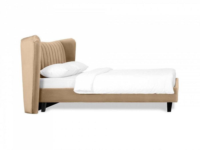 Кровать Queen Agata L 160х200 светло-коричневого цвета - лучшие Кровати для спальни в INMYROOM