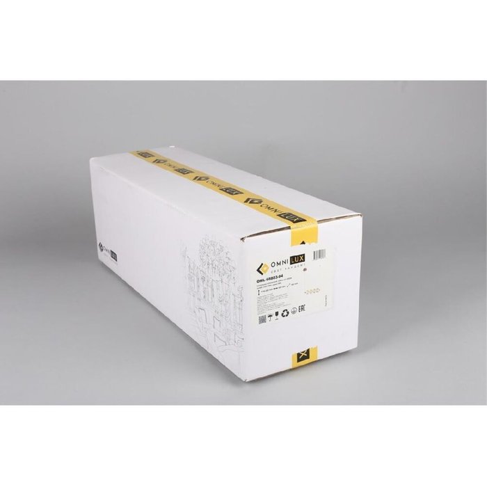 Подвесная люстра Cedrello OML-68803-04 (акрил, цвет прозрачный) - лучшие Подвесные люстры в INMYROOM