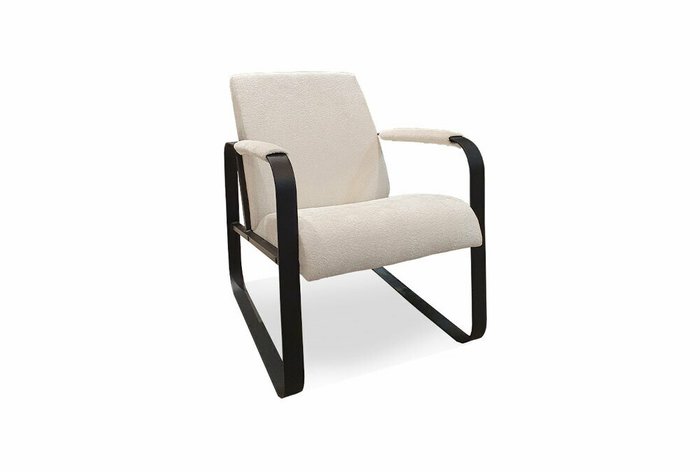 Кресло Лойт молочного цвета - купить Интерьерные кресла по цене 35310.0