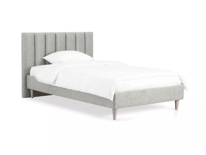 Кровать Prince Louis L 120х200 бежево-серого цвета 