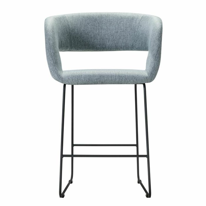 Полубарный стул Hugs светло-серого цвета - купить Барные стулья по цене 10760.0
