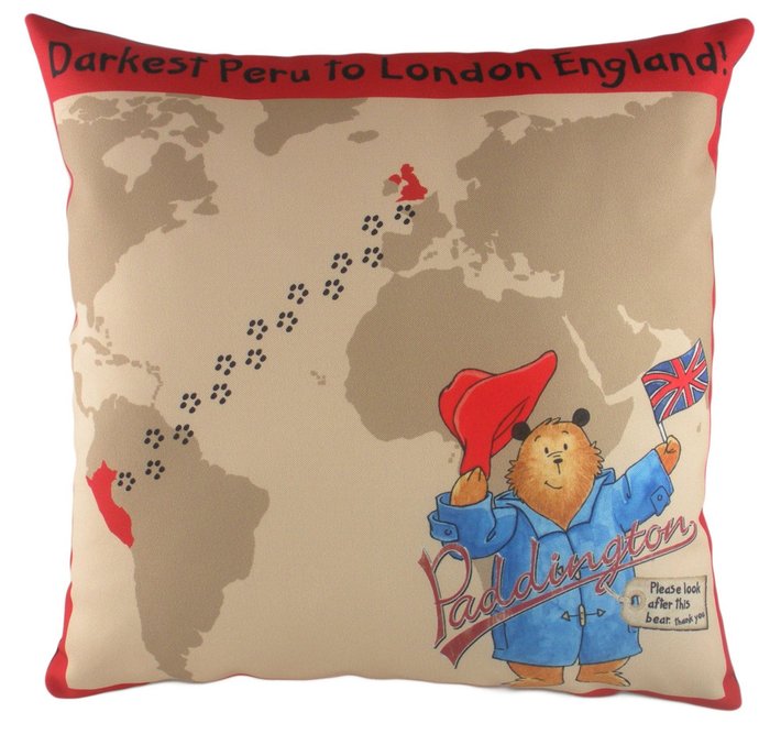 Подушка с принтом Paddington Journey 