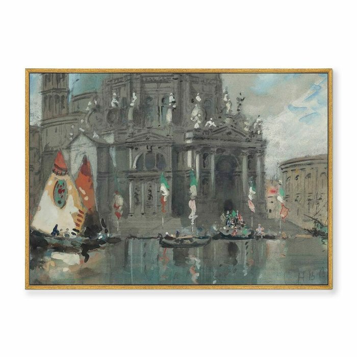 Репродукция картины на холсте Santa Maria Della Salute, Venice, 1905г. - купить Картины по цене 21999.0