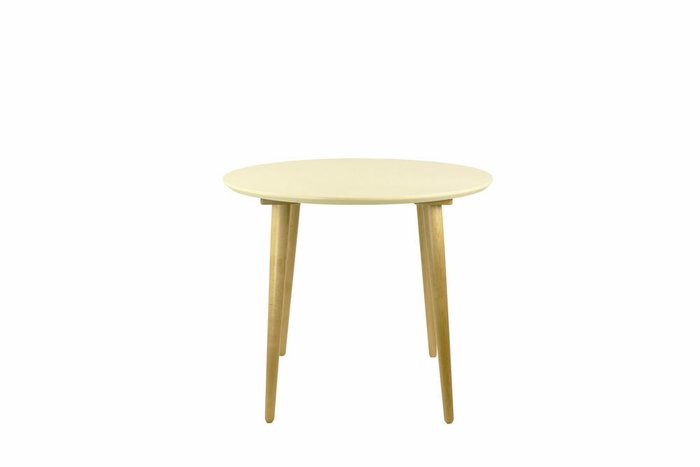 Стол обеденный Монте D90 бежевого цвета - лучшие Обеденные столы в INMYROOM