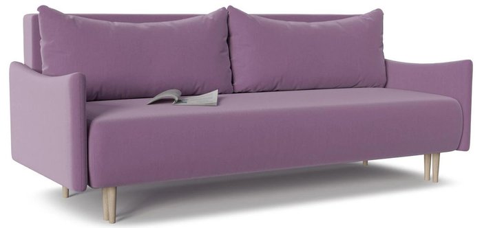 Диван-кровать Mille Smail фиолетового цвета 