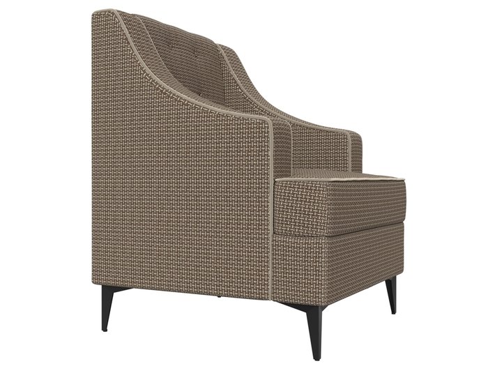 Кресло Марк бежево-коричневого цвета - лучшие Интерьерные кресла в INMYROOM
