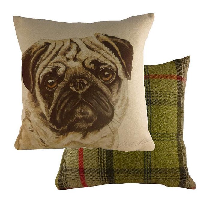 Подушка с принтом Waggydogs Pug Подушка с принтом Waggydogs Pug