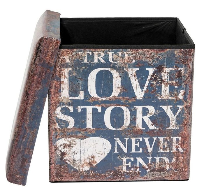 Пуф Love Story с деревянным каркасом - лучшие Пуфы в INMYROOM