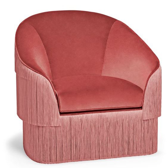 Кресло Munna розового цвета