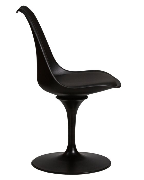 Стул обеденный Tulip черного цвета - лучшие Обеденные стулья в INMYROOM