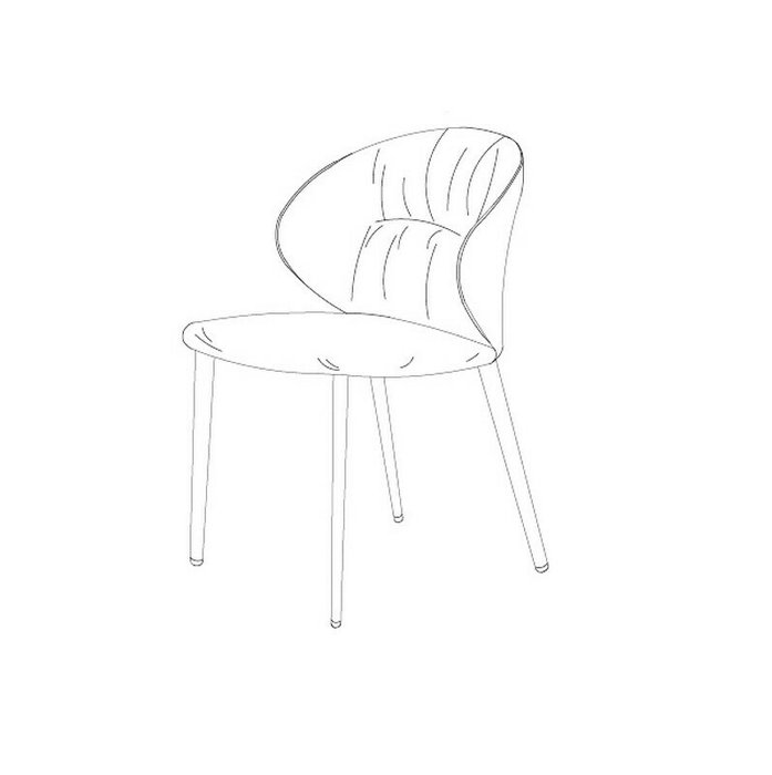 Стул Miramar коричневого цвета - лучшие Обеденные стулья в INMYROOM