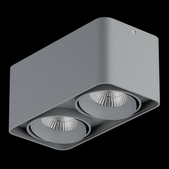 Потолочный светодиодный светильник Monocco серого цвета - лучшие Потолочные светильники в INMYROOM