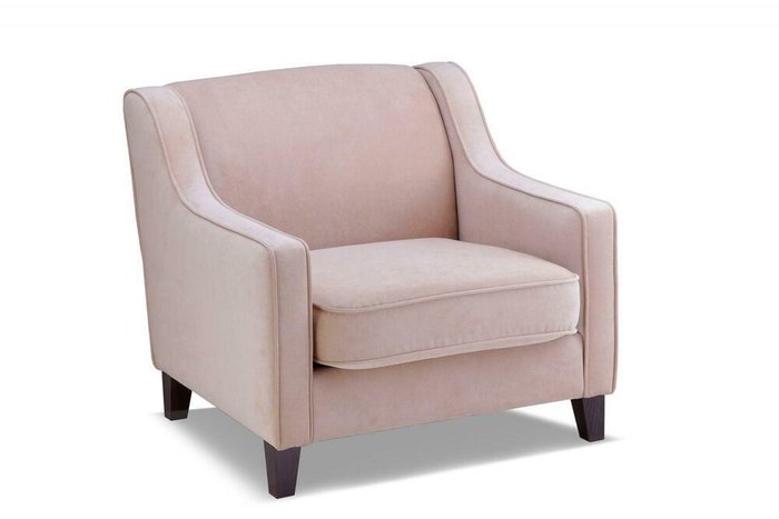 Кресло Арман Комфорт бежевого цвета - купить Интерьерные кресла по цене 44530.0