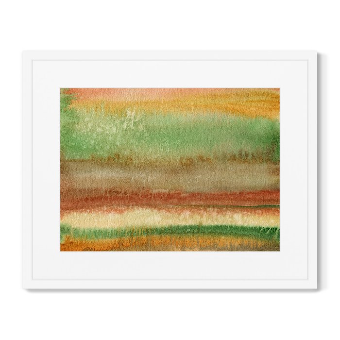 Репродукция картины в раме Summer landscape in layers - купить Картины по цене 8199.0