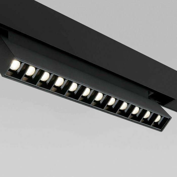 Трековый светильник Slim Magnetic HL02 черного цвета - лучшие Трековые светильники в INMYROOM