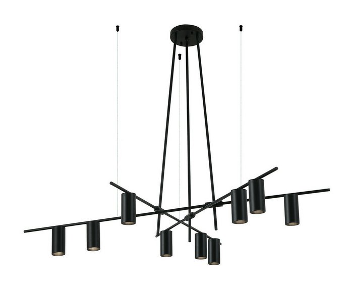 Люстра Рия черный w125*125 h60 Gu10 9*10W Люстра Рия черный w125*125 h60 Gu10 9*10W