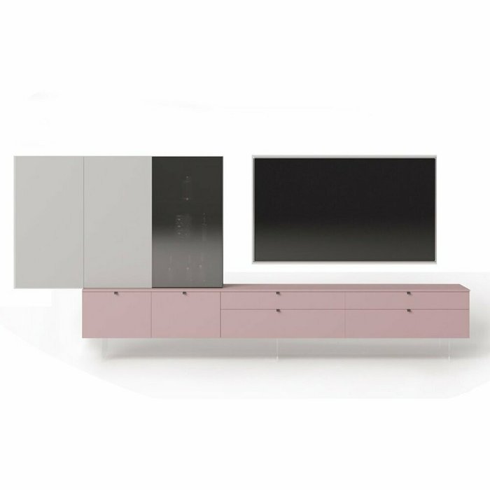 Гостиная Touch пыльно-розового цвета - купить Гостиные гарнитуры по цене 185500.0