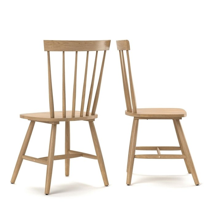 Набор из двух стульев Jimi бежевого цвета - купить Обеденные стулья по цене 17425.0