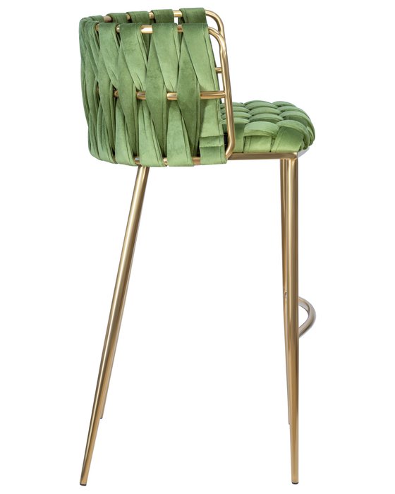 Стул барный Emma зеленого цвета - лучшие Барные стулья в INMYROOM