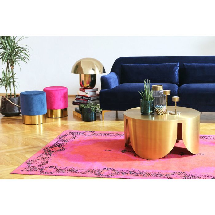 Столик кофейный Wave  золотого цвета - лучшие Журнальные столики в INMYROOM